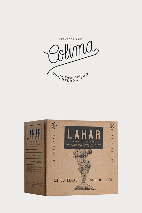 12 PACK LAHAR AGUA MINERAL BOTELLA 500 ML