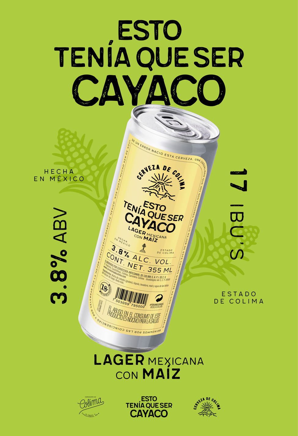 24 PACK CERVEZA ESTO TENÍA QUE SER CAYACO LATA 355 ML