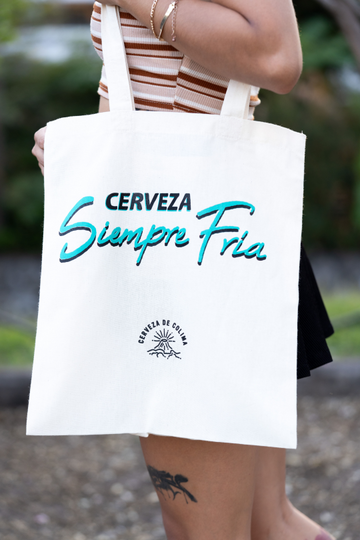 BOLSO TOTE 100% ALGODON CARRITO PALETERO - Cervecería de Colima