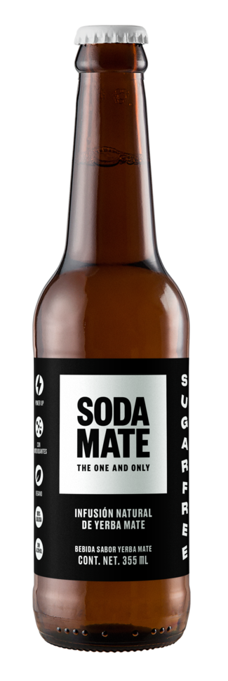 24 PACK SODA MATE SUGAR FREE BOTELLA 355 ML