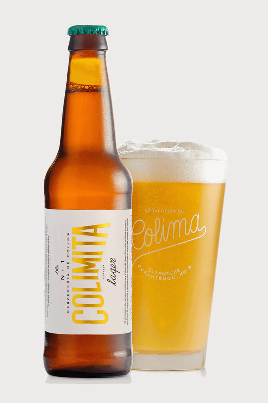12 PACK CERVEZA COLIMITA LAGER BOTELLA 355 ML