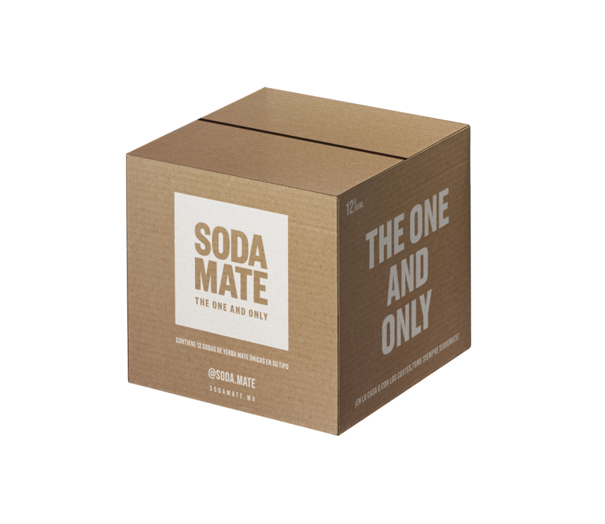 12 PACK SODA MATE SUGAR FREE BOTELLA 355 ML