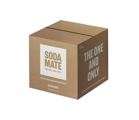 12 PACK SODA MATE SUGAR FREE BOTELLA 355 ML