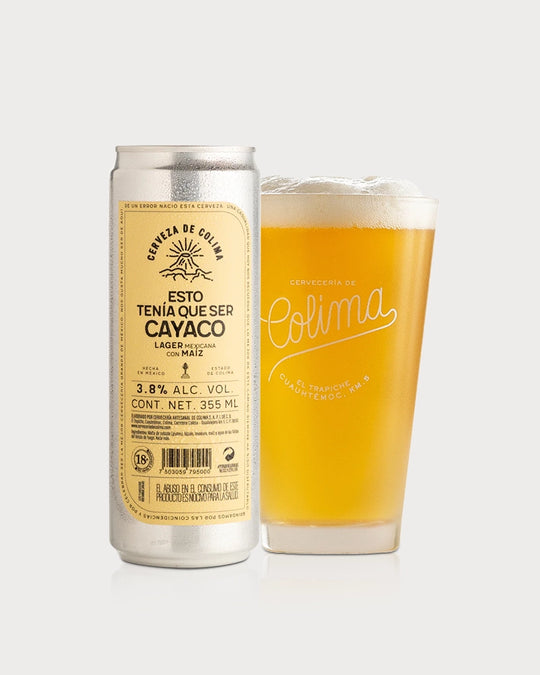 24 PACK CERVEZA ESTO TENÍA QUE SER CAYACO LATA 355 ML