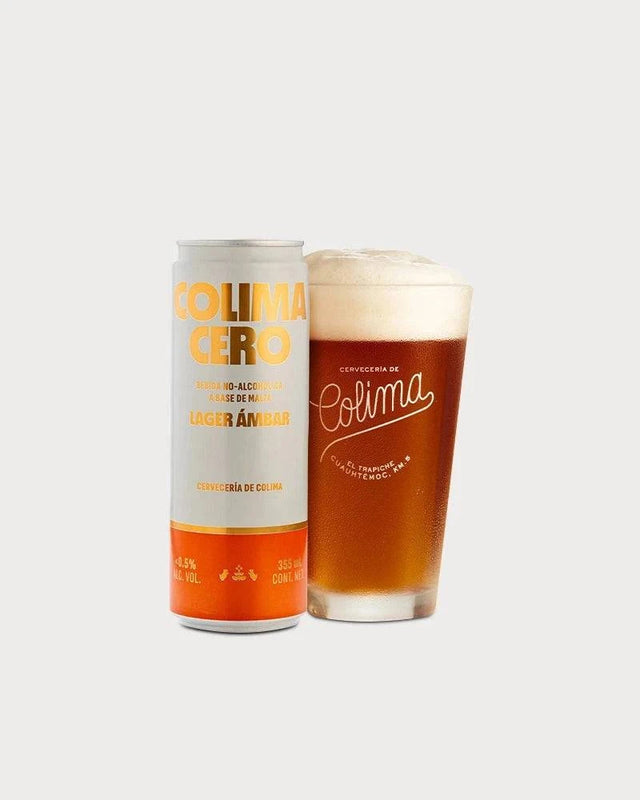 12 PACK COLIMA CERO ESTILO LAGER AMBAR LATA 355 ML