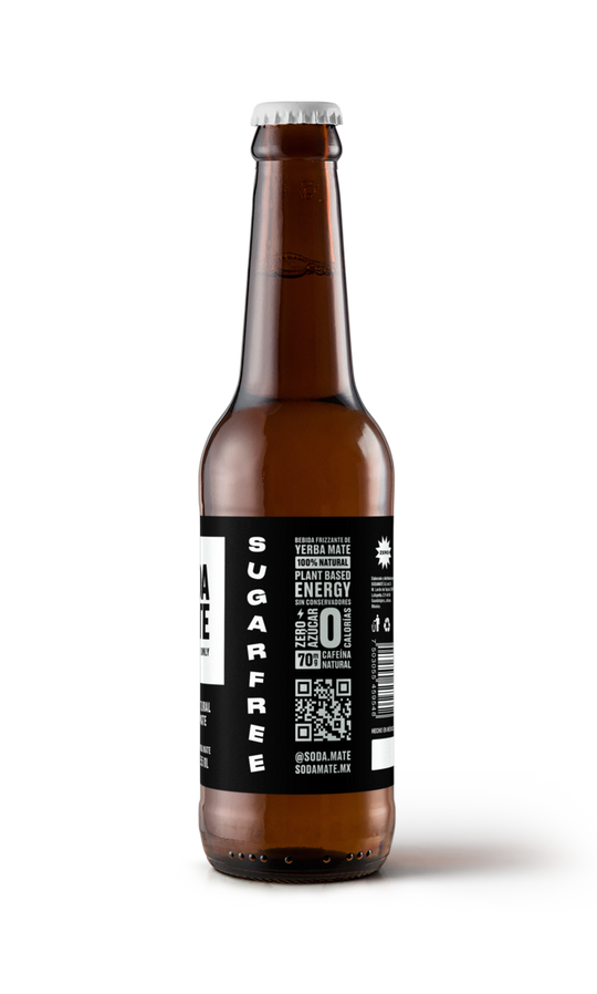 12 PACK SODA MATE SUGAR FREE BOTELLA 355 ML