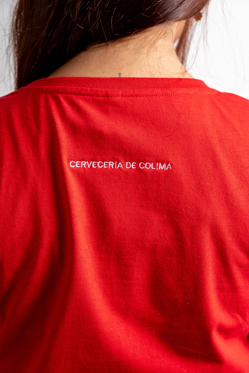 PLAYERA BORDADA VOLCÁN X BÁSICOS DE MÉXICO