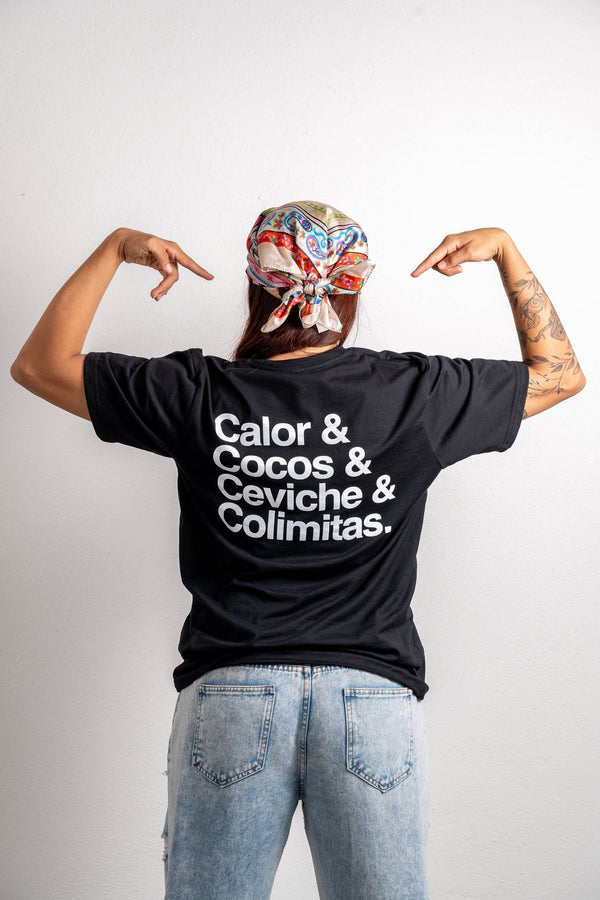 PLAYERA OVERSIZE CALOR, COCOS & COLIMITAS X BÁSICOS DE MÉXICO