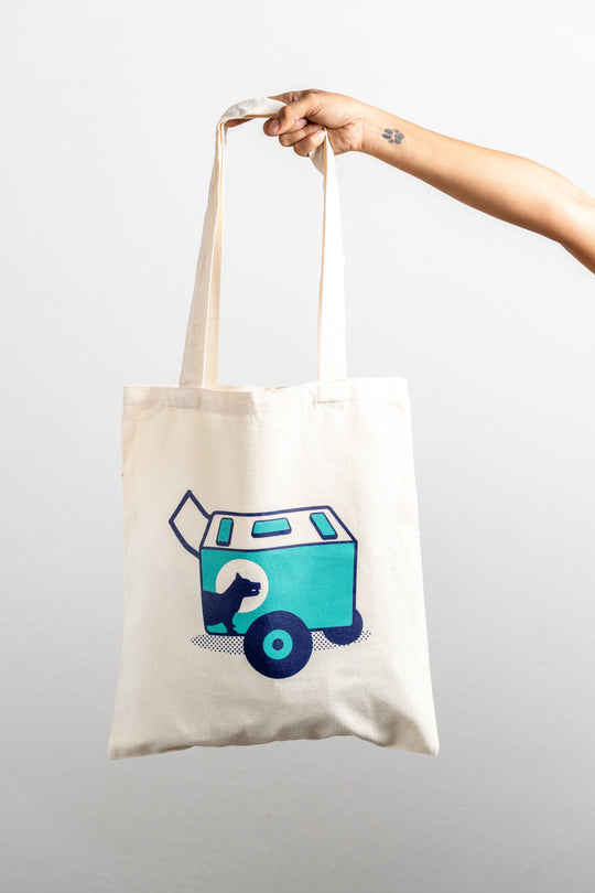 BOLSO TOTE 100% ALGODON CARRITO PALETERO