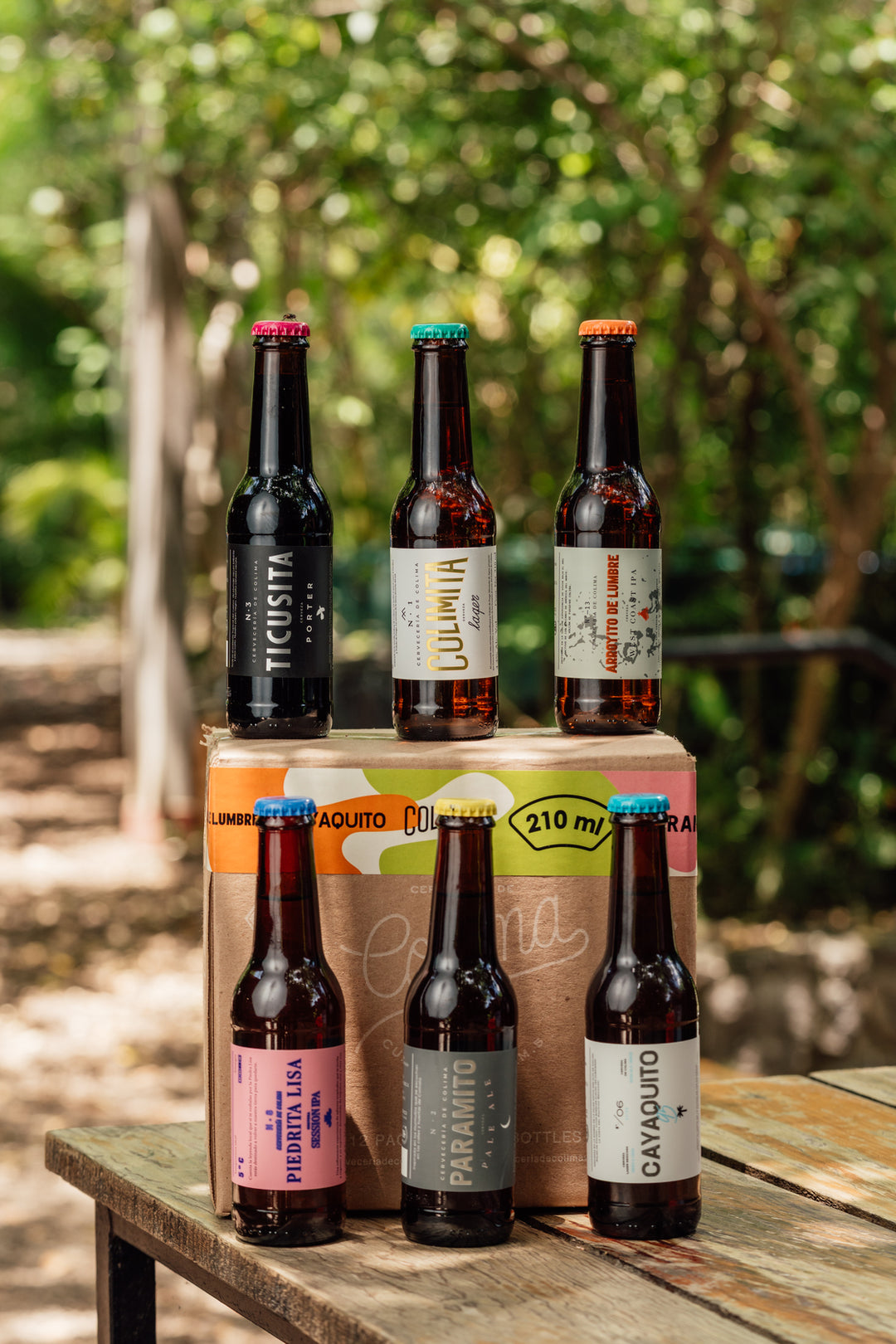 12 PACK CERVEZAS DE LINEA EDICION ESPECIAL CUARTITOS 210 ML