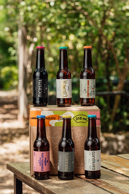 12 PACK CERVEZAS DE LINEA EDICION ESPECIAL CUARTITOS 210 ML