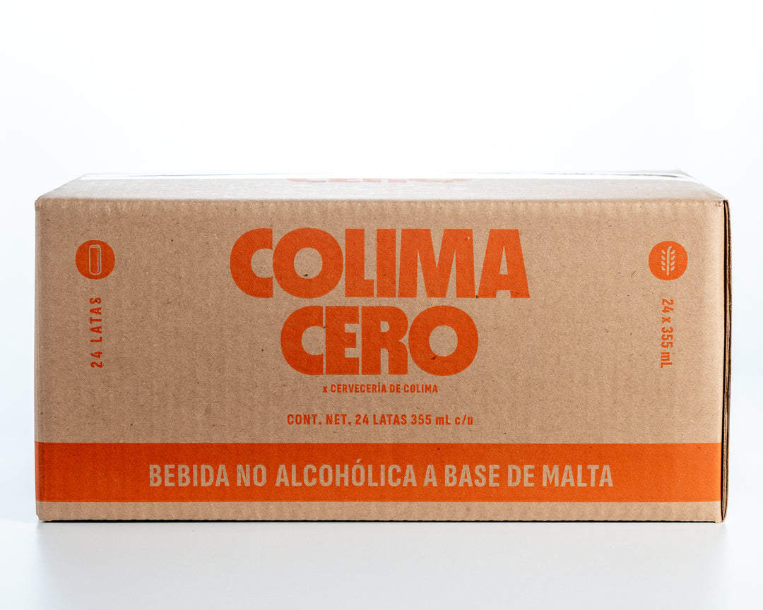 24 PACK COLIMA CERO ESTILO LAGER AMBAR LATA 355 ML