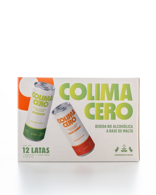 12 PACK COLIMA CERO MIXTO LATA 355 ML
