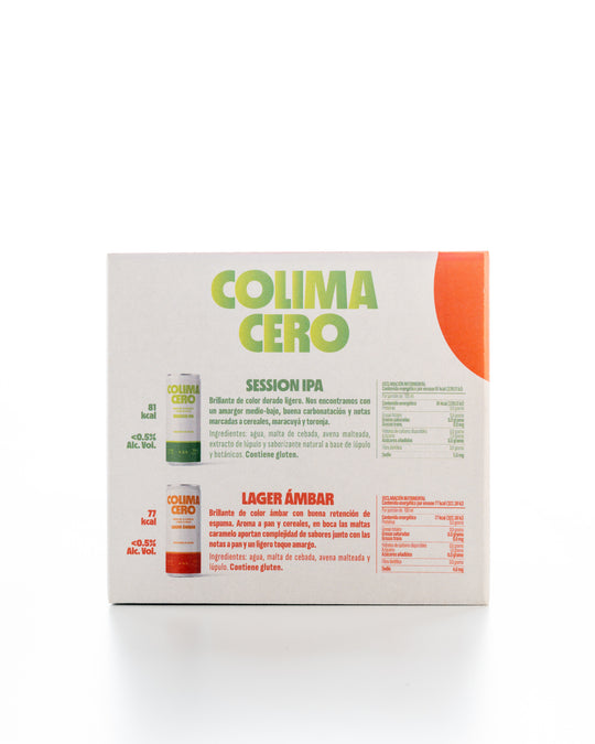 12 PACK COLIMA CERO MIXTO LATA 355 ML