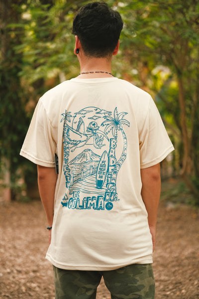 PLAYERA BADFISH X CC VERANO AZUL