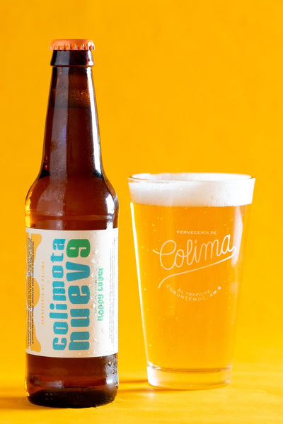 24 PACK CERVEZA COLIMOTA NUEVE HOPPY LAGER BOTELLA 355 ML