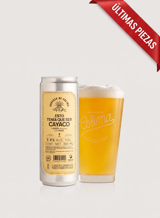 24 PACK CERVEZA ESTO TENÍA QUE SER CAYACO LATA 355 ML