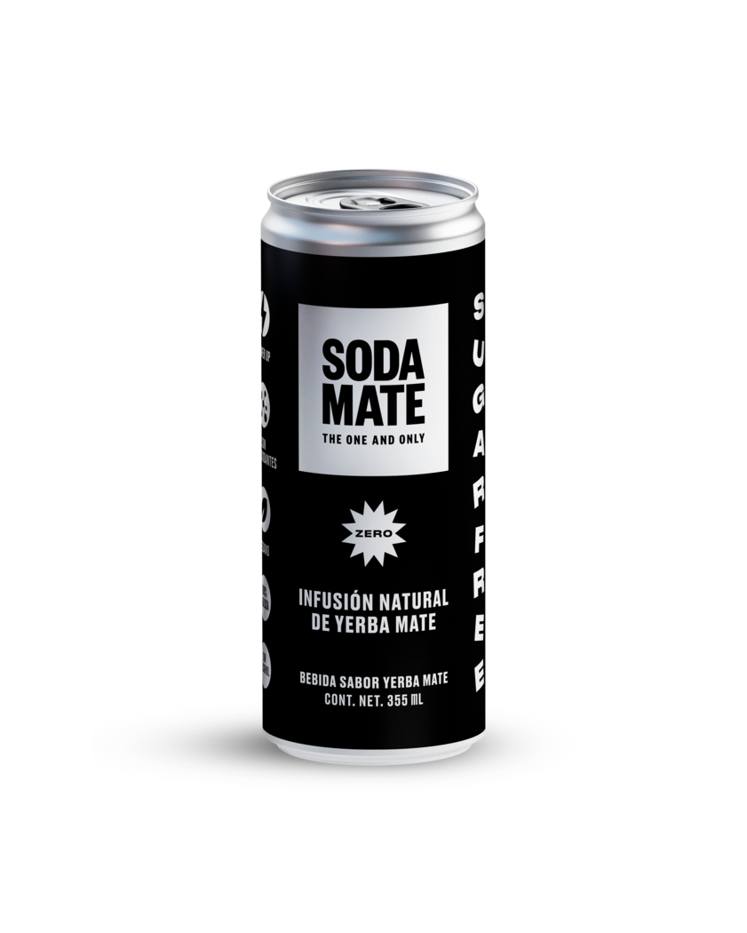 24 PACK SODA MATE SUGAR FREE LATA 355 ML