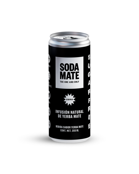 24 PACK SODA MATE SUGAR FREE LATA 355 ML