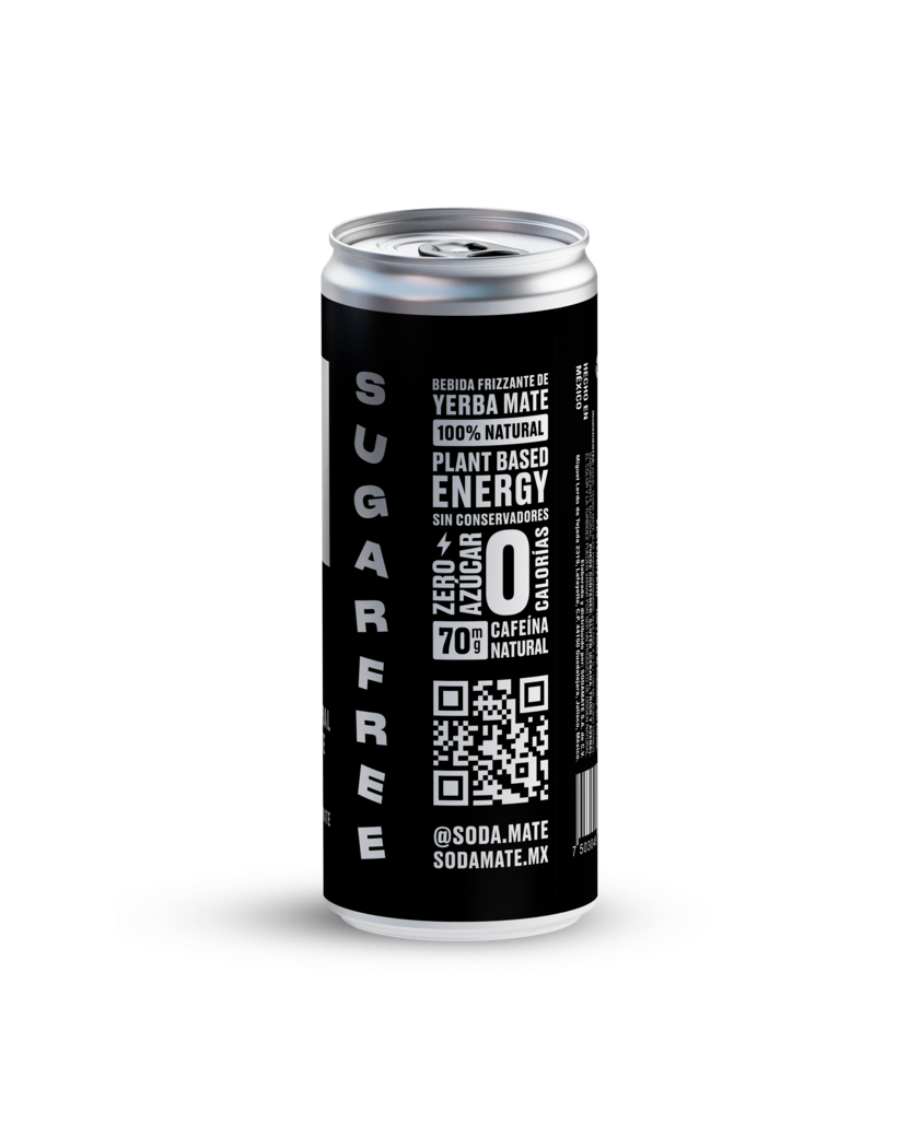 24 PACK SODA MATE SUGAR FREE LATA 355 ML