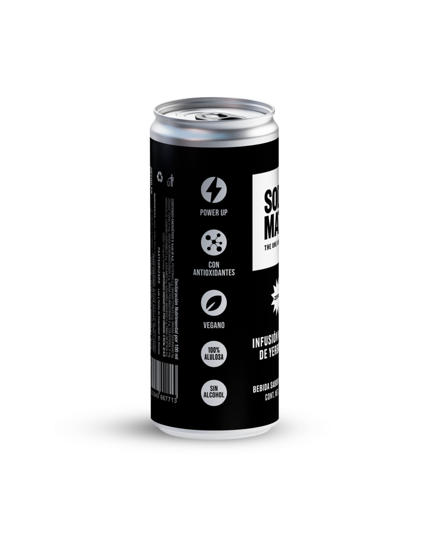 24 PACK SODA MATE SUGAR FREE LATA 355 ML