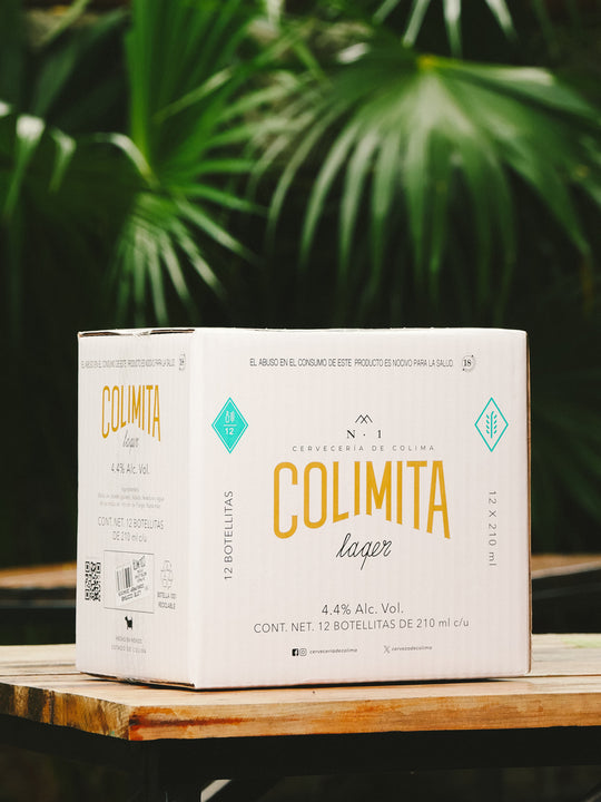12 PACK CERVEZA COLIMITA BOTELLA 210 ML