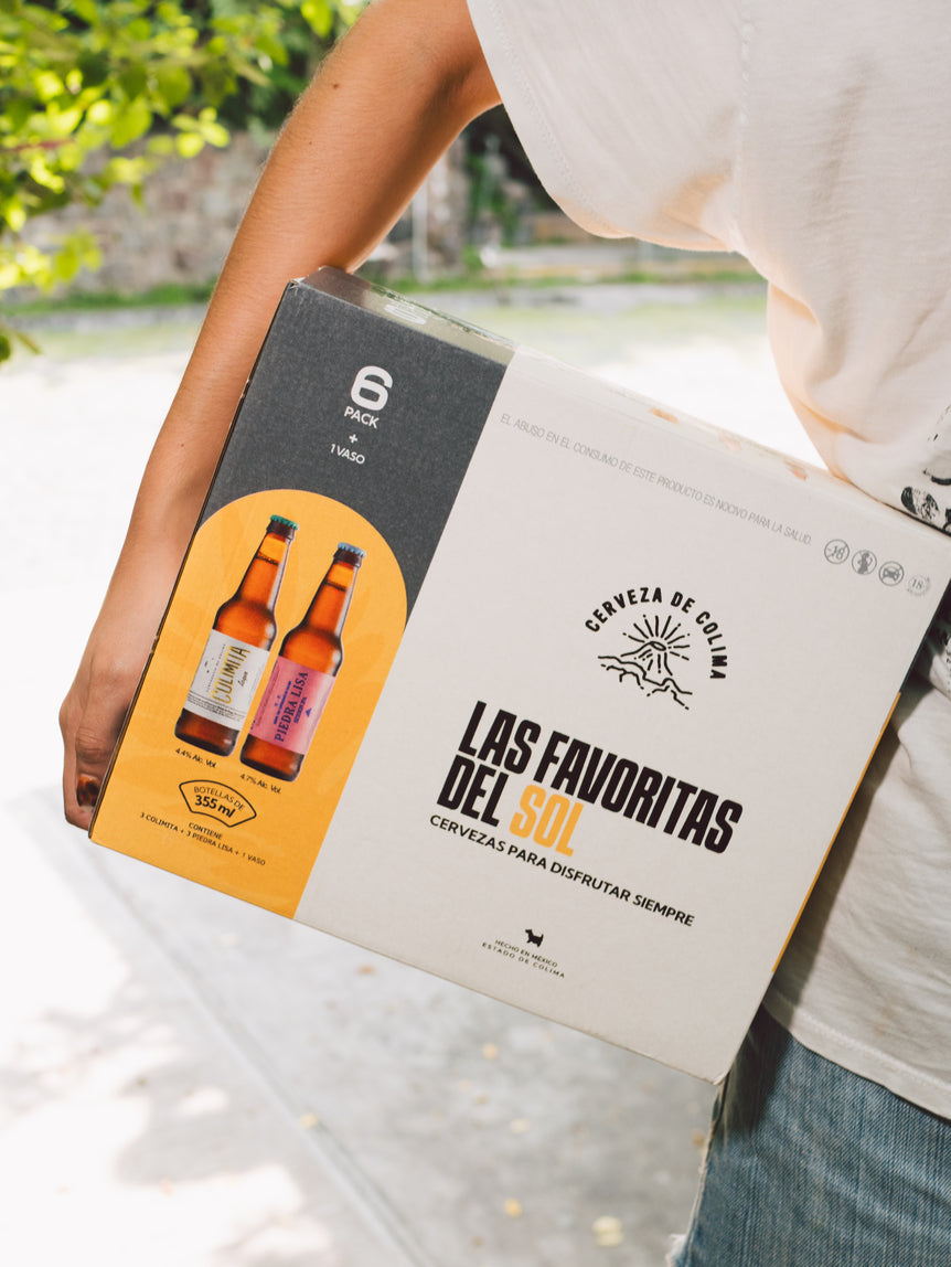 6 PACK LAS FAVORITAS DEL SOL + VASO