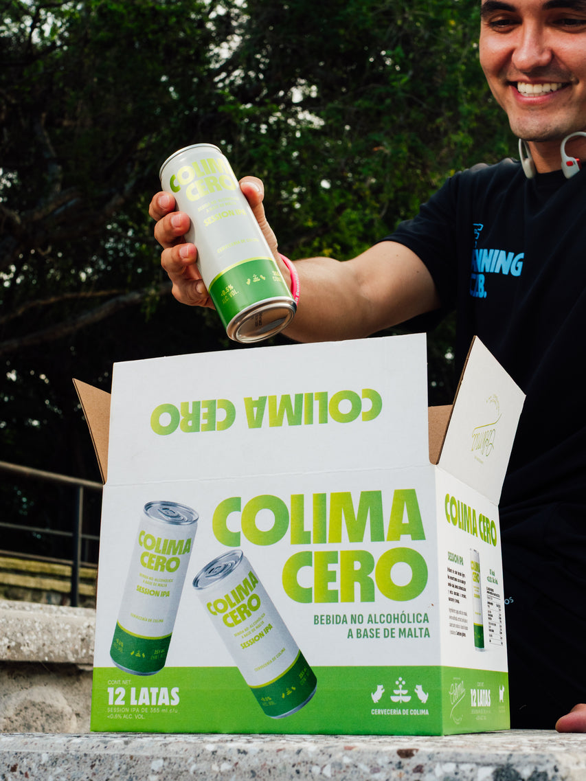 12 PACK COLIMA CERO ESTILO SESSION IPA LATA 355 ML
