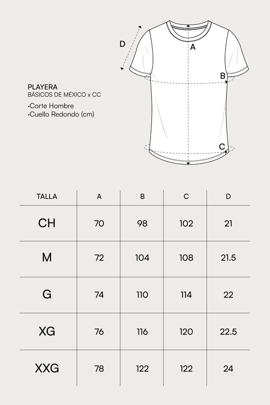 PLAYERA GRIS PÁRAMO x BÁSICOS DE MEXICO