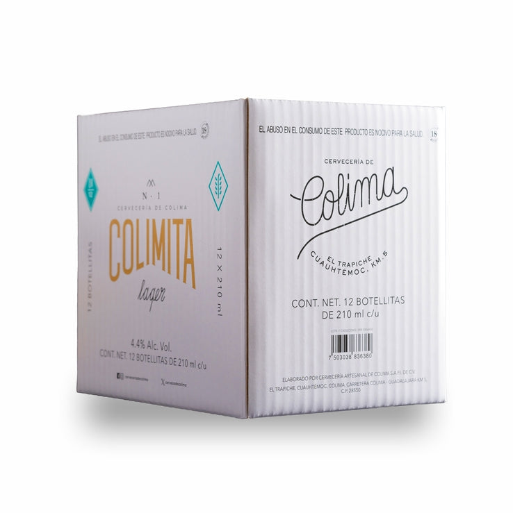 12 PACK CERVEZA COLIMITA BOTELLA 210 ML
