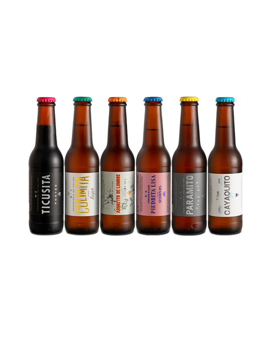 12 PACK CERVEZAS DE LINEA EDICION ESPECIAL CUARTITOS 210 ML