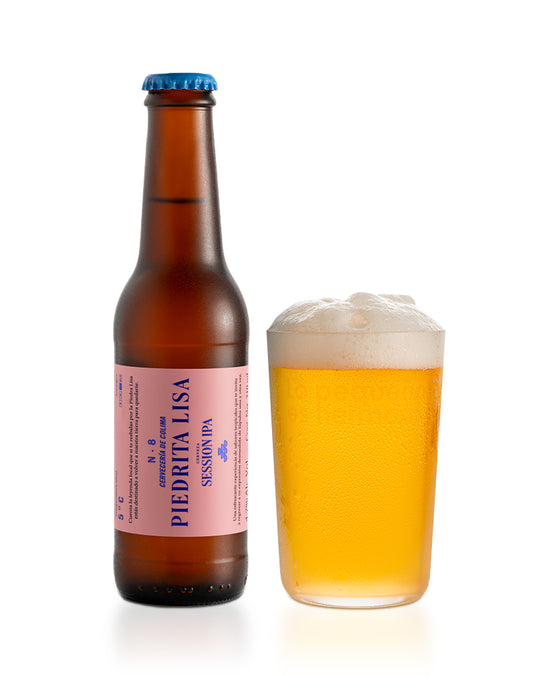 12 PACK CERVEZA PIEDRITA LISA BOTELLA 210 ML