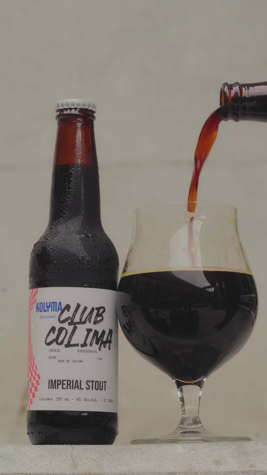 12 PACK CERVEZA KOLYMA IMPERIAL STOUT BOTELLA 355 ML