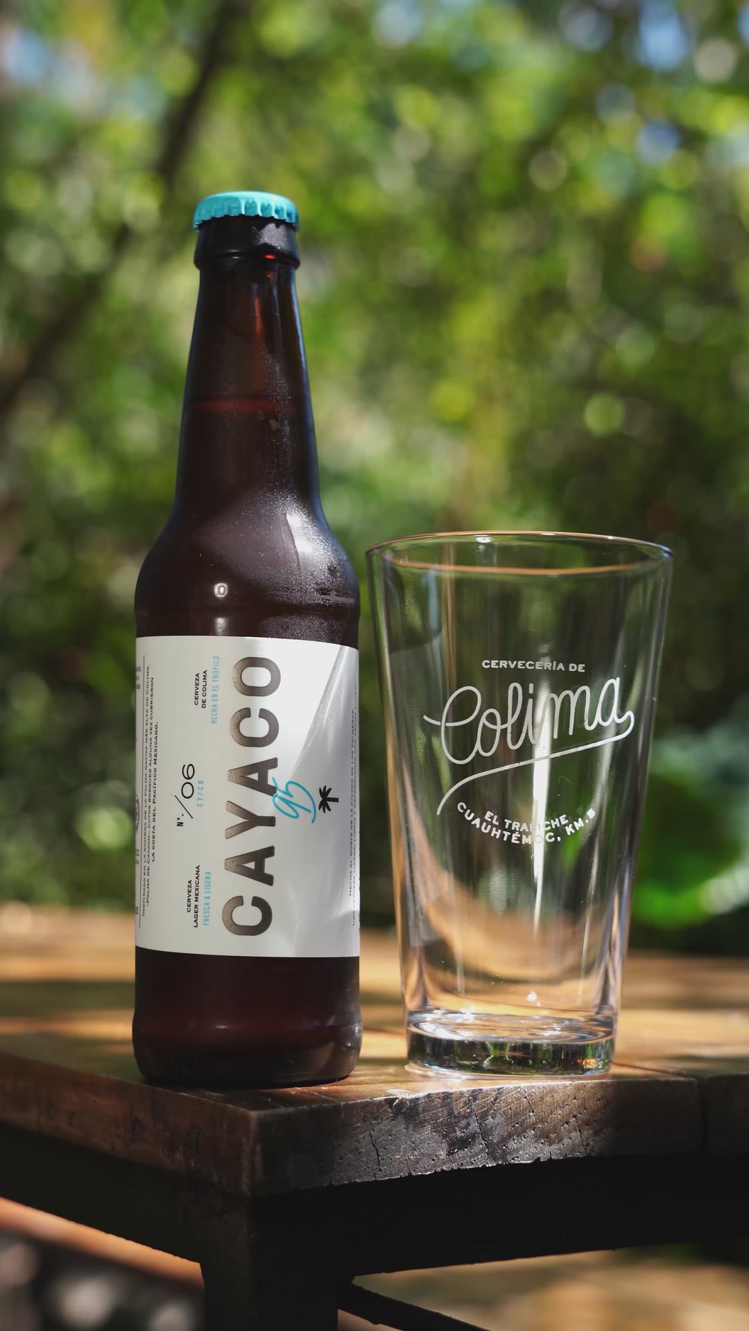 24 PACK CERVEZA CAYACO TROPICAL LAGER BOTELLA 355 ML