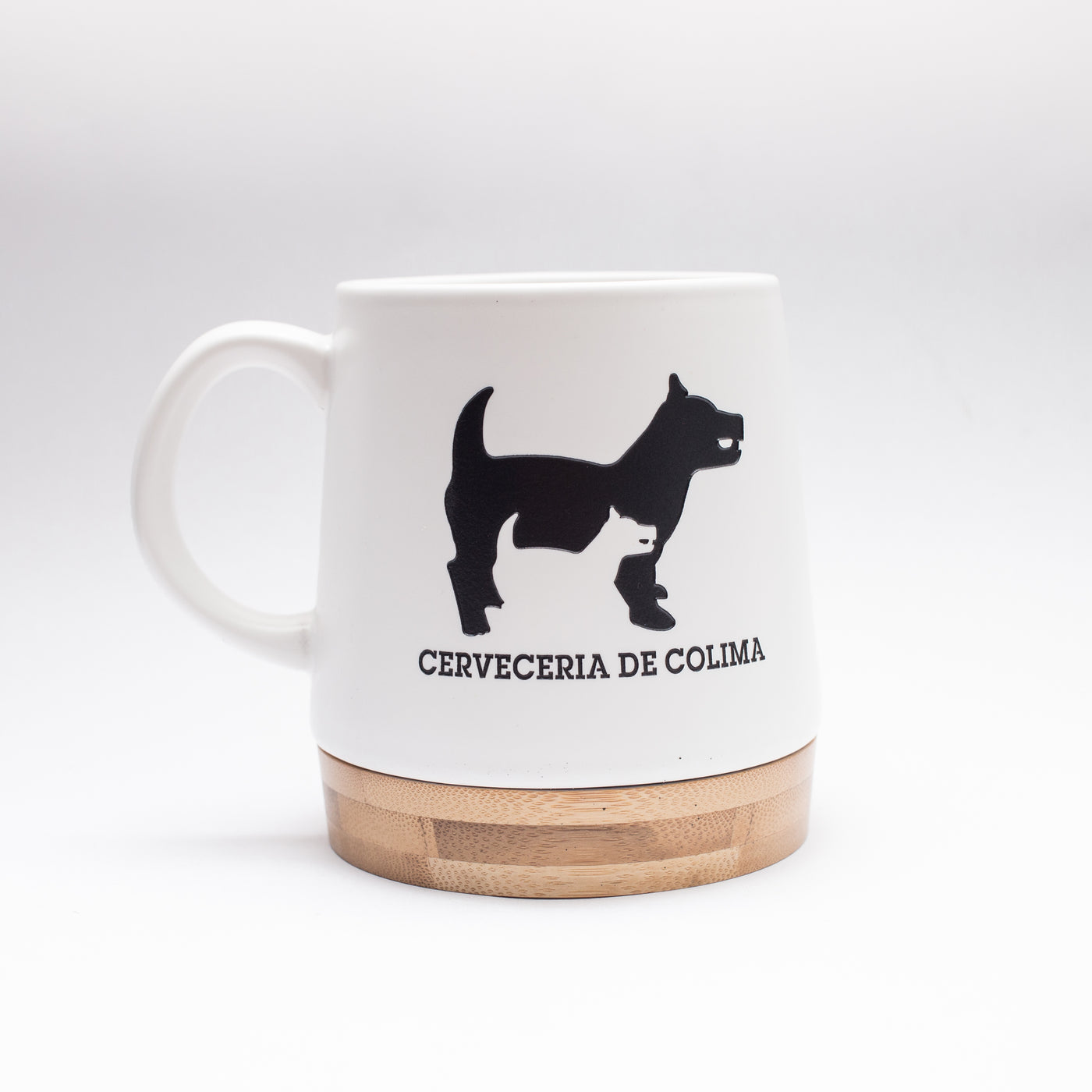 TAZA CERÁMICA BLANCA CERVECERÍA DE COLIMA 475 ML